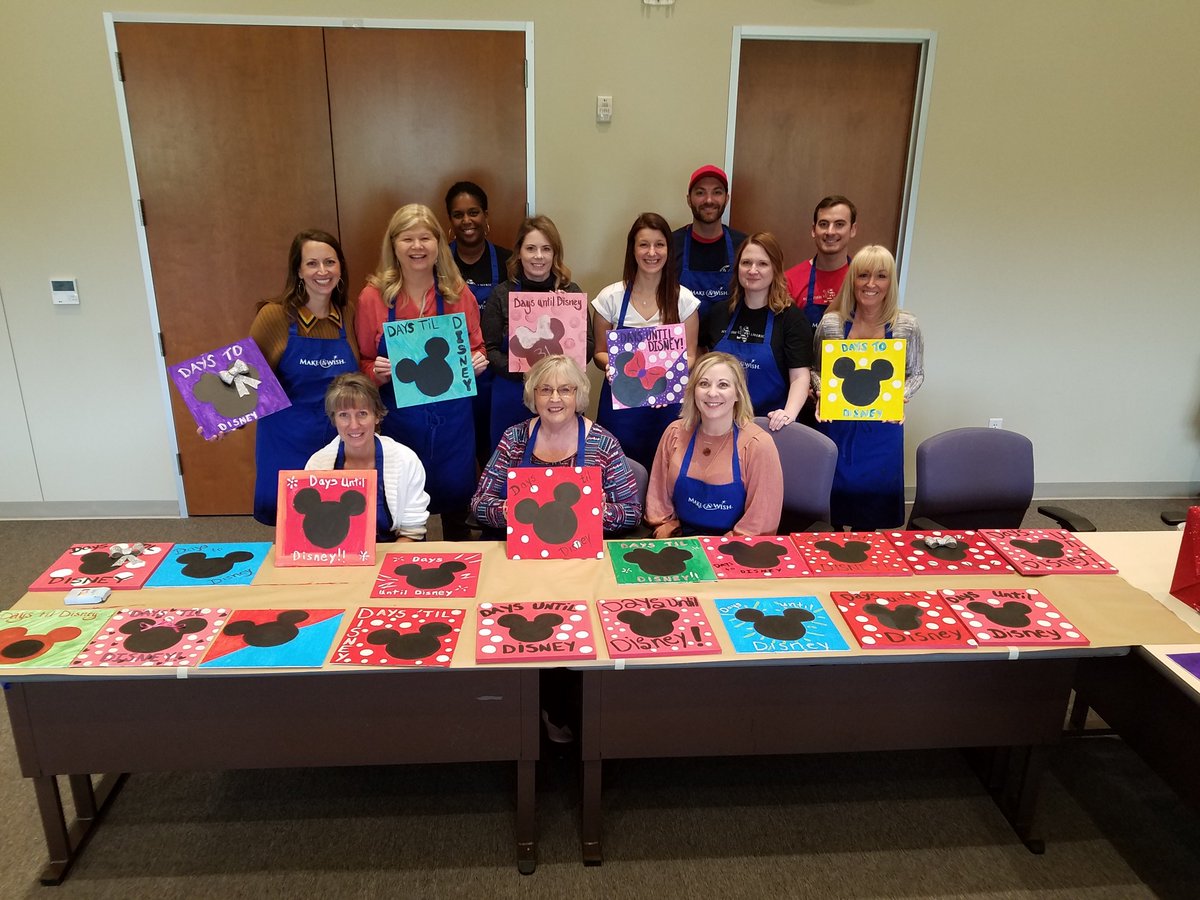 iiatc's tweet photo. For @doubleicf Week of Giving, we got creative over at @MakeAWishNT making some fun Disney countdown calendars!  #IICFWeekofGiving #insurancegivesback https://t.co/tNH4erufHn