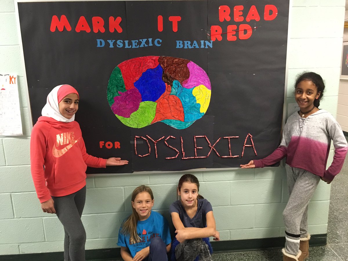 Kicking off our Dyslexia Awareness Campaign #markitread @PeelSchools @spps_panthers