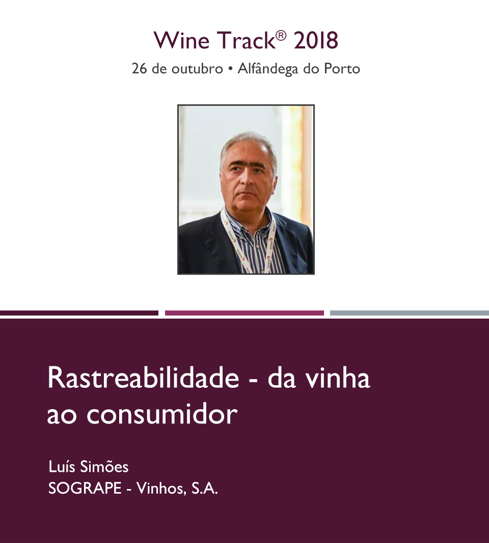 alabe_pt's tweet photo. A rastreabilidade dos vinhos é fundamental para a gestão diária nas empresas, porque só por essa via se podem conseguir melhorar processos e garantir credibilidade. Conheça o restante programa do #winetrack2018 e inscreva-se em https://t.co/QcH1MjrNa0 https://t.co/98jenMKwI9