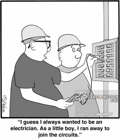 FlinnElectric's tweet photo. Happy Friday Everyone!! #FridayFunny #ElectricalHumor #Groan https://t.co/hzXEm5t2Wt