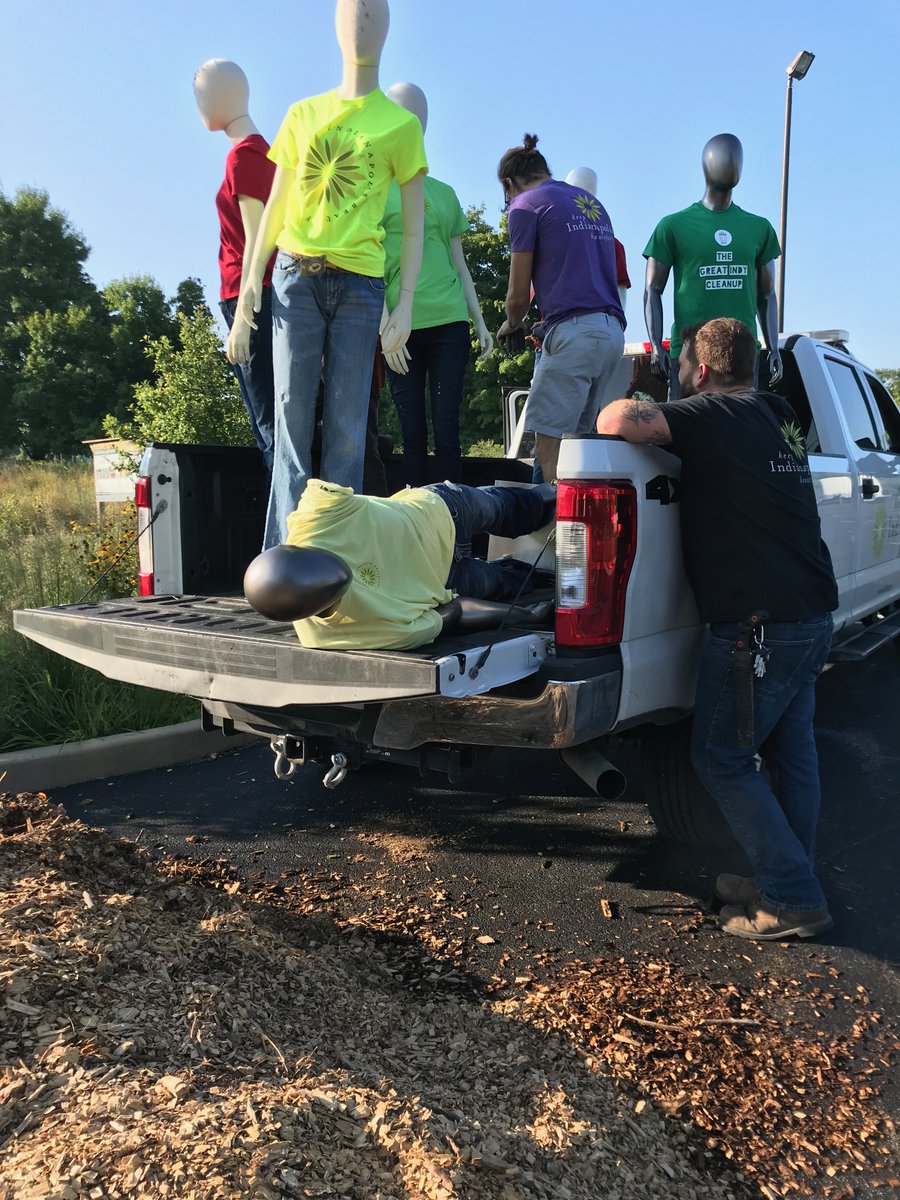 kibiorg's tweet photo. #volunteer prep for this weekend's 🌳 planting double header. We'll be out in the @GreenbriarElem neighborhood and @GreatPlaces2020 #KingCommons near @indyparksandrec Riverside Park. And, erm, #MannequinsMakeBadVoluneers ... head out to join us on Saturday! #BeautifulNeedsYou https://t.co/vWVmvZIQke