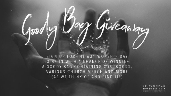 Hey, have you booked up for the 631 Worship Day yet? There's a prize giveaway for those that book in online - mailchi.mp/763fe57f2290/h… #giveaway #free #worship #worshipteam #worshipnight #worshiptraining