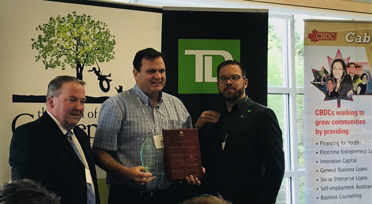 CBDCCabot's tweet image. Congrats to Paul and the team at Sobeys, winner of the Community Pride and Partnership award @TownofCBS #getrecognized