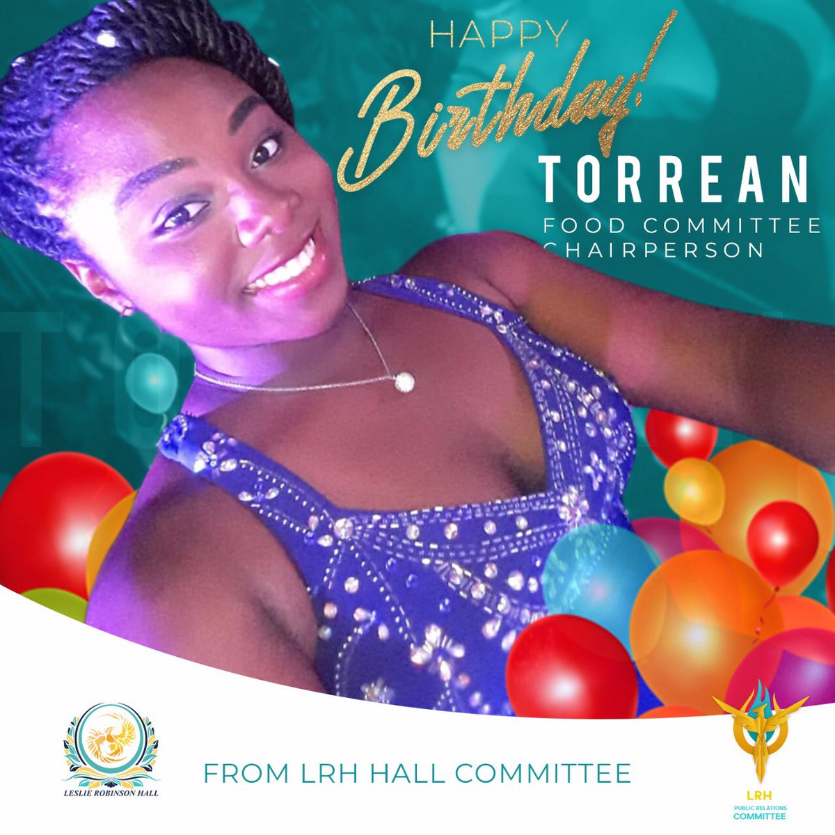 L_RobinsonHall's tweet image. Happy Birthday to our Food Committee Chairperson, Phoenix Focus 🎁🎂 

May God bless your richly!

#IAmLRH #PhoenixPride