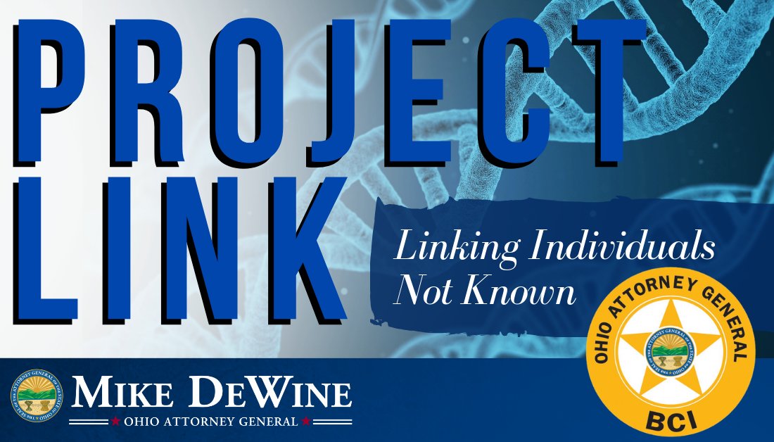 GovMikeDeWine's tweet photo. Have you heard about our #ProjectLINK program? It is an effort by our #OhioBCI Missing Persons Unit to help families with #missing loved ones. https://t.co/79Xp0J77Df  #Ohio https://t.co/cXzrIEu6g1