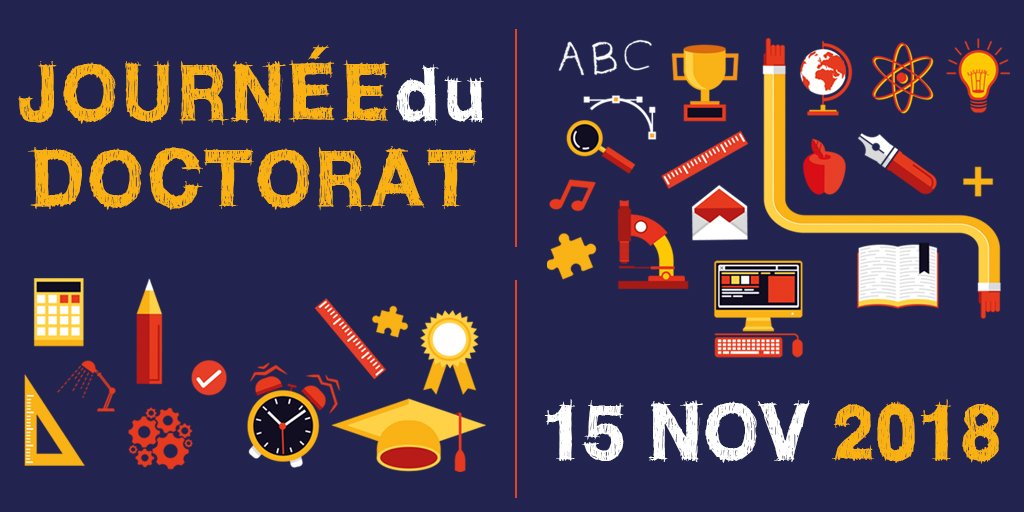 [SAVE THE DATE] 🗓️Comment ? Où ? Pourquoi faire une thèse ? Venez participer à la 3ème Journée du Doctorat 🎓 #JDD18 le 15 novembre sur le domaine universitaire grenoblois ! infos et inscriptions sur bit.ly/JDD18ComUEUGA  #doctorat