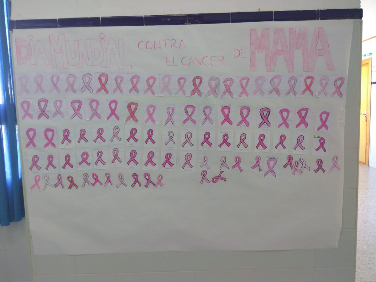 SAFALinares's tweet photo. El alumnado de @SAFALinares nos sumamos al rosa, apoyando la lucha contra el cáncer de mama ¡Estamos con vosotras luchadoras! #yoenSAFALinares #DiaMundialdelCancerdeMama https://t.co/Lj7Jz8aIqt