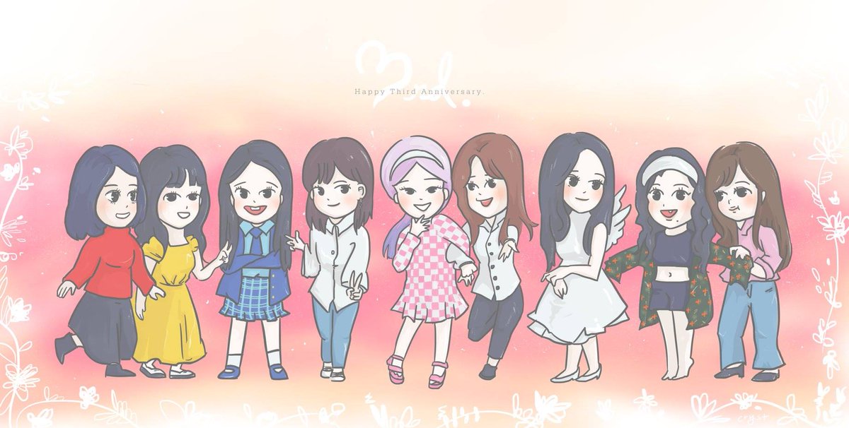 24시간이모자라on Twitter Twice 트와이스 Happytwiceday 3yearswithtwice 甜如蜜彷彿翱翔在天空中掛著一整天的微笑在臉上整個世界都開始變美麗了