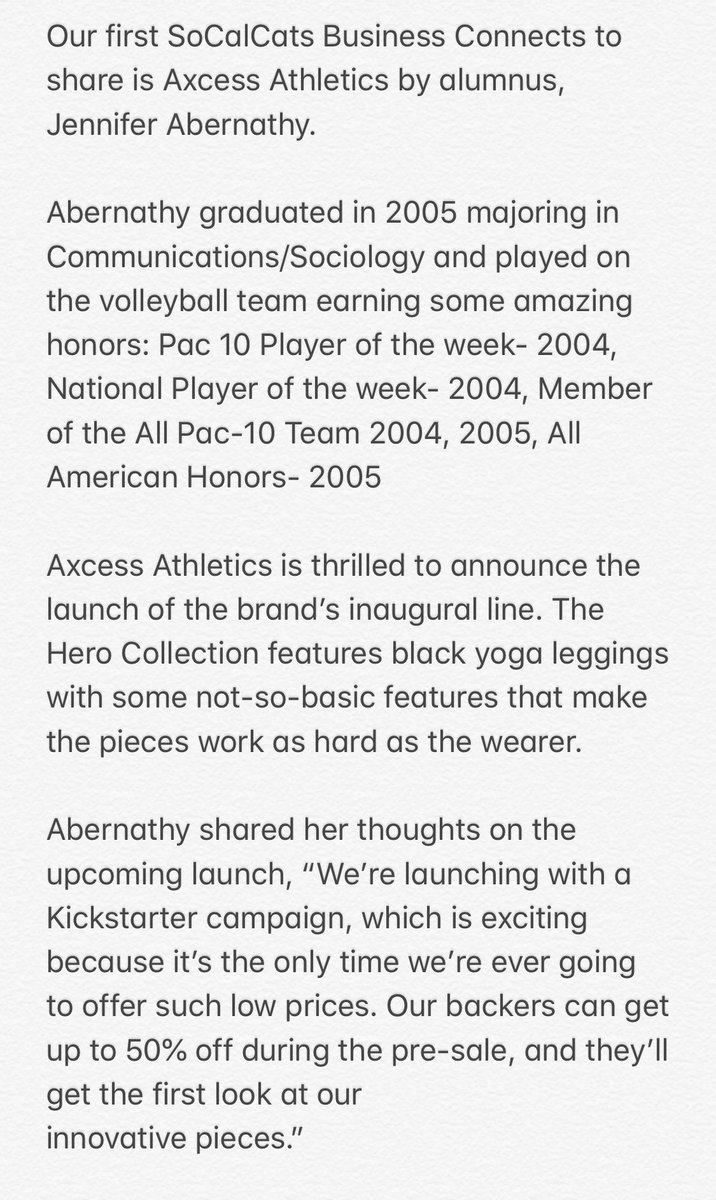 arizonaalumniLA's tweet photo. Launching #SoCalCats Business Connects with Axcess Athletics, @axcessathletics. We are so proud of this talented alumnus. #BearDown #WildcatForLife #SupportFellowWildcats #WildcatsUnited learn more at https://t.co/eBjbi8wo9R https://t.co/JsxwRNTwlF