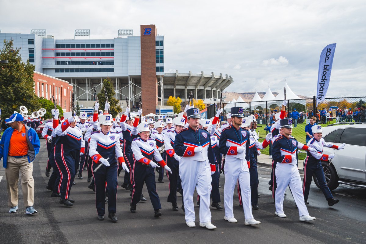 bppresents's tweet image. Marching into the weekend like...tune in at 8pm to watch @BroncoSportsFB take on @ColoradoStateU #GoBroncos #blockpartypresents