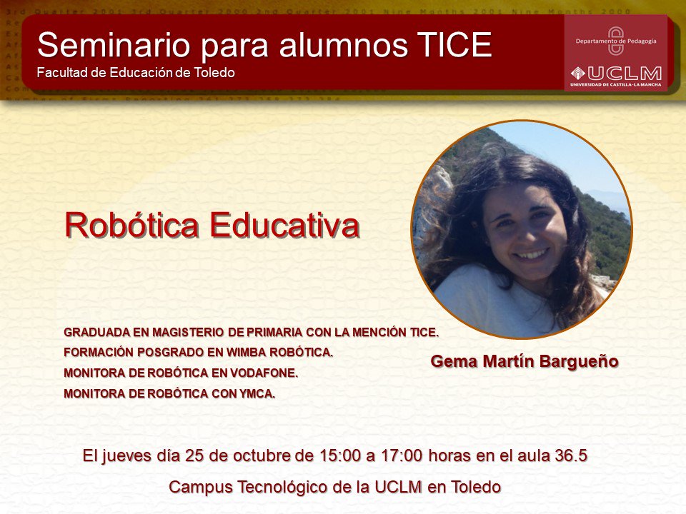 kikoduran's tweet photo. @TICE_UCLM https://t.co/S2GEESS2nm