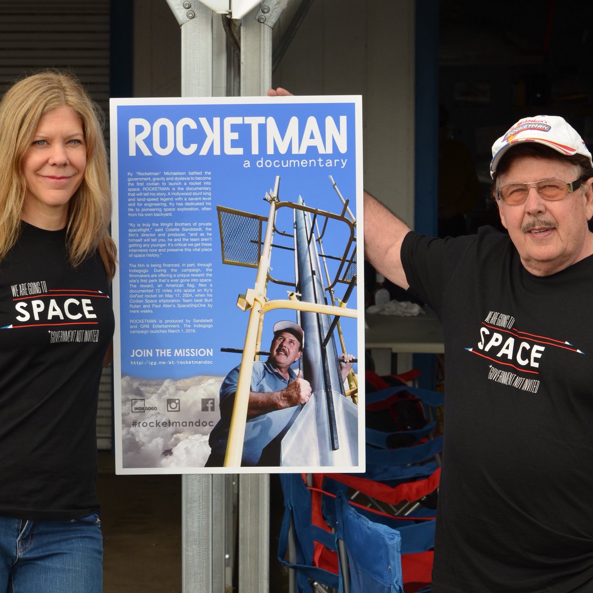 rocketmandoc's tweet image. HAPPY BIRTHDAY ROCKETMAN! I'm so psyched to be making a movie about you and your amazing life - thank you for being on this journey with me. I can't wait until all of America knows your name.  #rocketmandoc