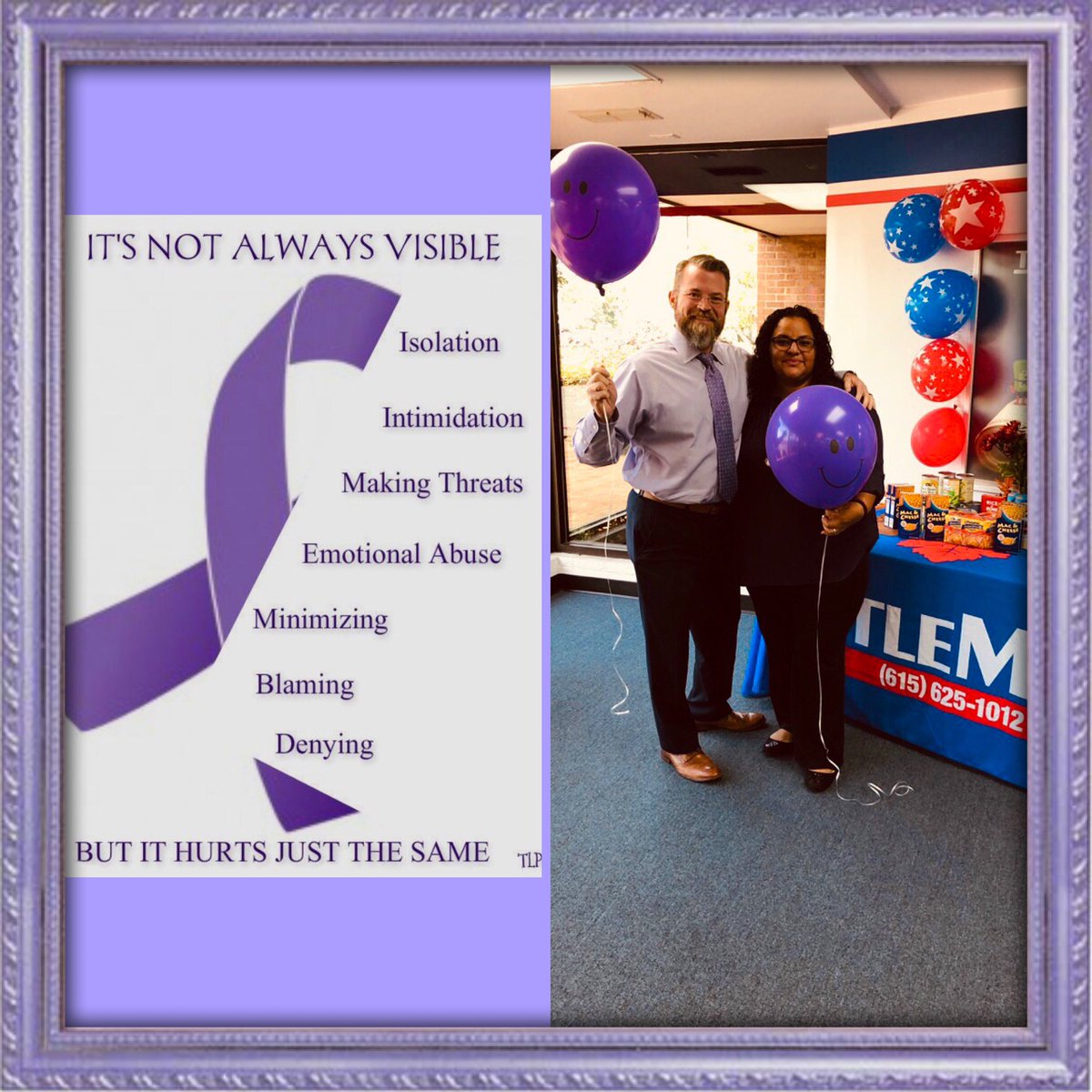 SoniaA37086's tweet photo. 1 person abused is 1 to many. We stand against Domestic Violence. We get to hang out with our special D37 visitor @ZuidemaTm today who stopped by to donate food and show off his colors. @AngiDukeR11 @ted_helgesen @OBielss @AndyAngeparis @TMXCareers #domesticviolenceawareness https://t.co/X18dW3WPHF