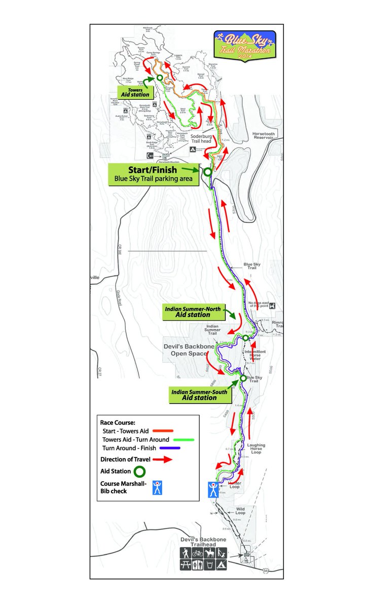 LCDNR's tweet photo. The Blue Sky Trail Marathon is Saturday morning. Check the course route if you're planning to hit the trails at Horsetooth Mountain or Devil's Backbone open spaces tomorrow. https://t.co/bsaIgSFzmm #HTMOS #DBBOS https://t.co/LC8eM41dyu