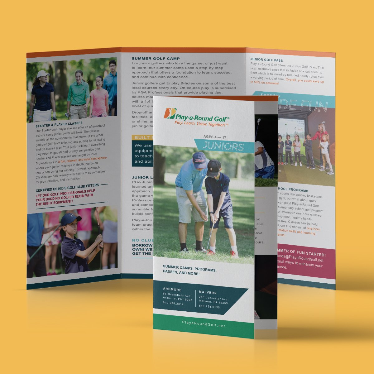 Fiore_Design's tweet photo. See the new award-winning #branding #print &amp; #digital collateral for @PlayaRoundGolf. Thanks @georgetatephoto for so many great shots!

#gdusa #graphicdesign #graphics #designers #creative  #brandidentity #branding #photgraphy #print #sport #sports #golf #indoorgolf #fiorefriday https://t.co/N7bV2FfmS4