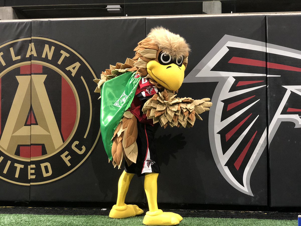 atlanta falcons mascot Atlanta Falcons mascot Freddie Falcon