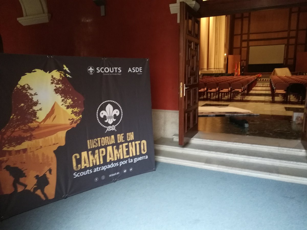 ScoutsdeAragon's tweet photo. Preparando el evento de presentación #HistoriadeunCampamento, día histórico para el escultismo aragonés!!! https://t.co/DVTzWnWwAk