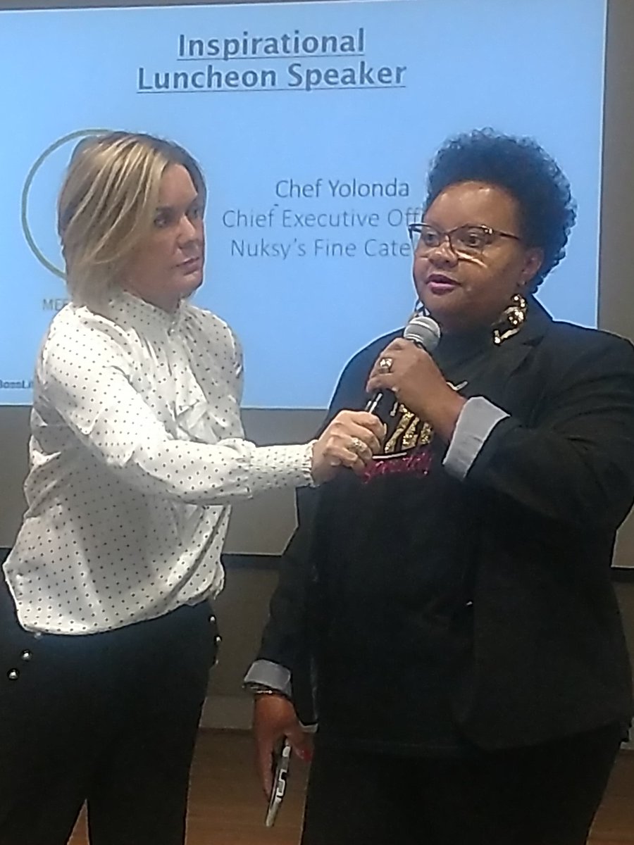 HCC10KSmallBiz's tweet photo. #10ksb alumna, @ChefYo1, took the @HCCDistrict Women's Entrepreneurial Boot Camp by storm! We laughed, we cried and we cheered! #10ksb #MakeSmallBig #Strength #Poise @hcc_sdbec https://t.co/GprIldGgpI