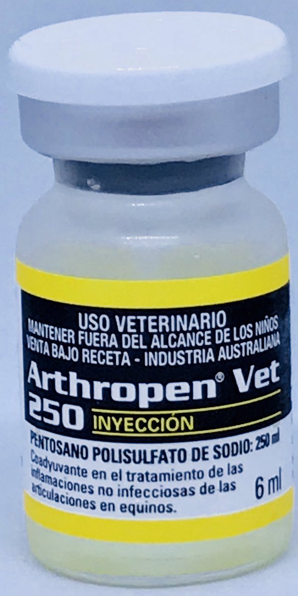RandlabArg's tweet image. ARTHROPEN VET 250 - Pentosan Polisulfato de sodio
Inyección