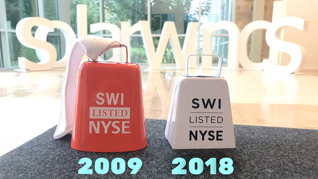 FerventGeek's tweet photo. I’ve had some great IPO’s along the way but never 2 with the same company. @solarwinds is *truly* an amazing story in software! @NYSE #dontcallitacomeback #SWINYSE2018 https://t.co/78EVIgGODu