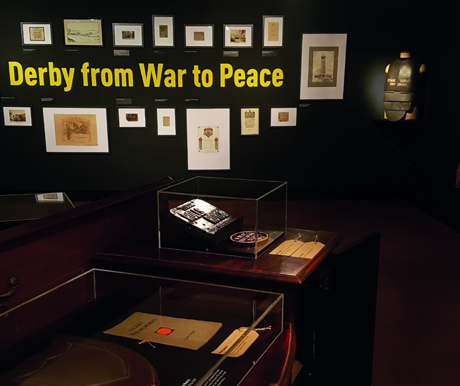 derbymuseums's tweet photo. A sneak peek of 'Derby from War to Peace' opening tomorrow at the Museum and Art Gallery - a unique look at Derby as it transitioned from war to peace after the First World War.  

Discover > https://t.co/Gjikx2yhkL

#firstworldwar #derby #peace #art https://t.co/XRsTSO50FV
