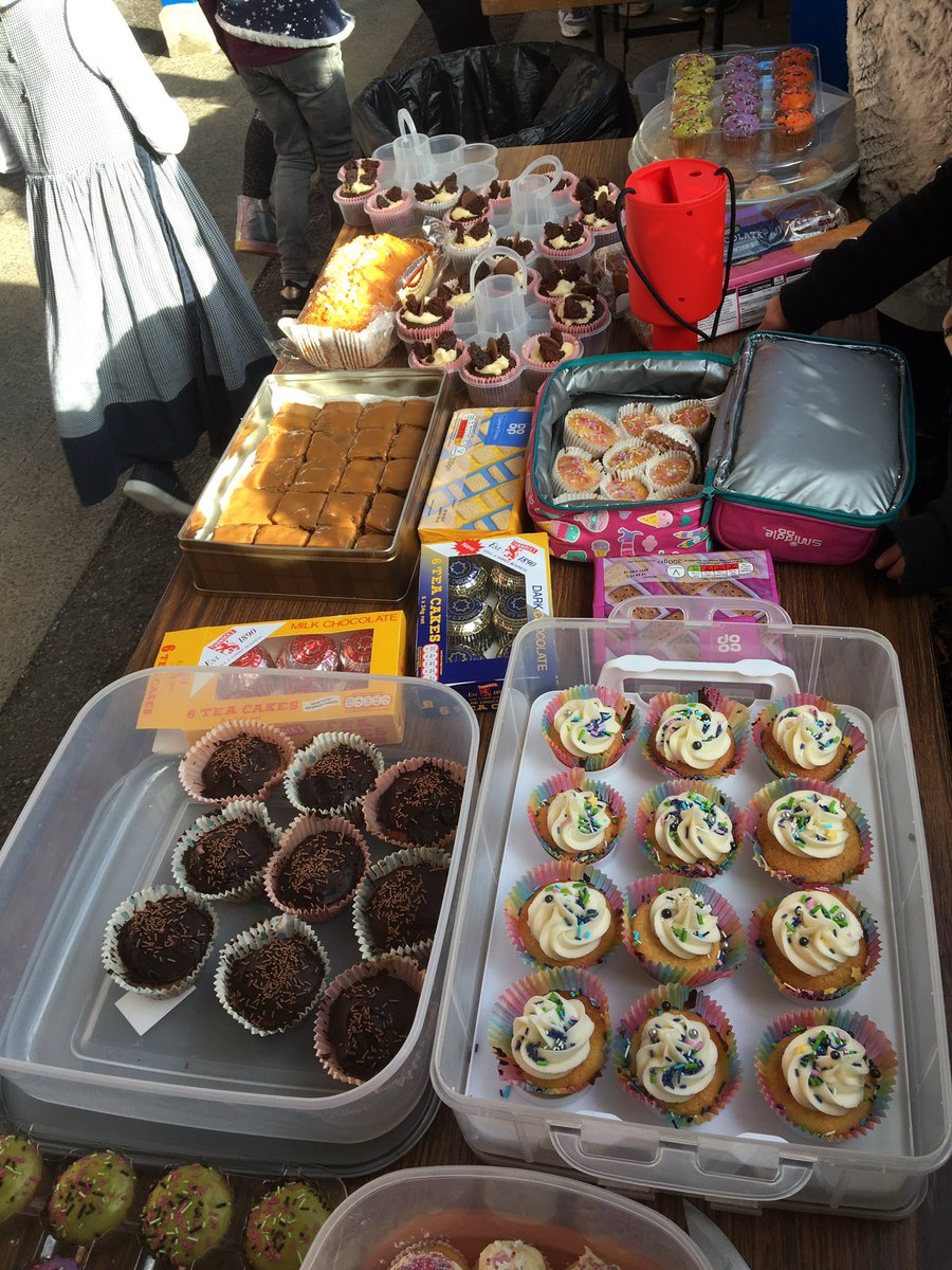 abii_philo's tweet photo. Just some of the wonderful goodies on sale today @BartleyJunior in aid of @cftrust we raised £345! Thank you to all who brought in cakes or donated! https://t.co/NB3Jenv0ro