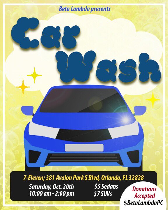 kisforcarla's tweet image. ‼️TOMORROW‼️ #ΒΛ CAR WASH 10am-2pm. #UCF18 #UCF19 #UCF20 #UCF21 #UCF22