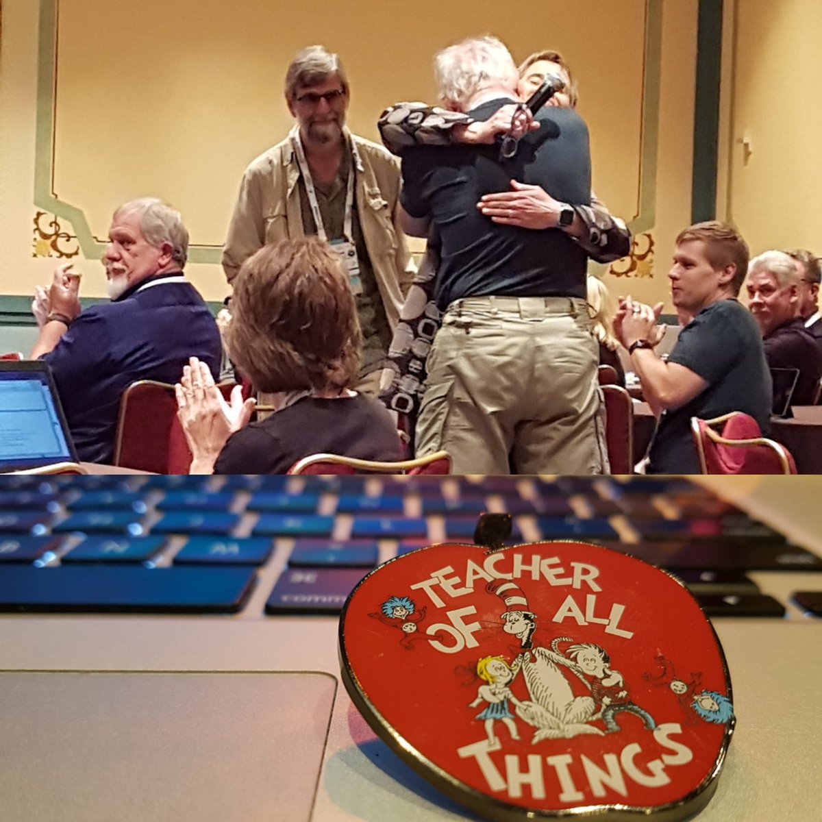 teamktown's tweet image. #TechEX18 #ACAMP wrap up and emotional session with thanks going round, especially for @RolandHedberg . We know you will be watching :) Thank you for everything!