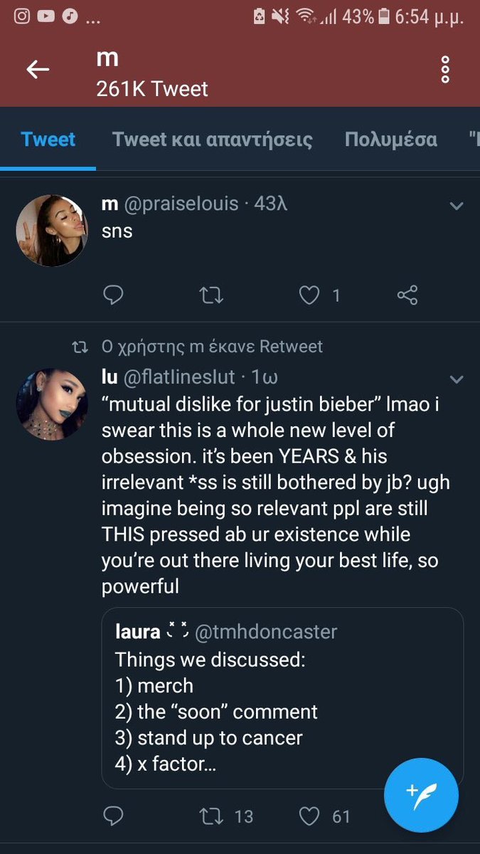 hexologies's tweet photo. she has a whole ass ua about Louis but she can’t stop insulting him bye https://t.co/5kVYJib2OM