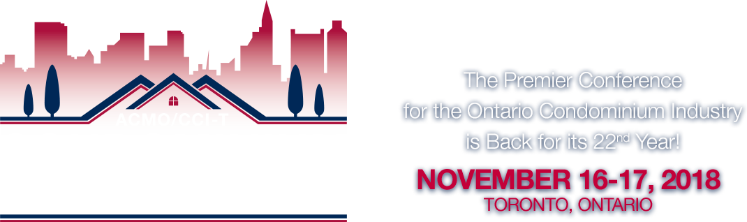 Have you had a chance to register for the Condo Conference? 

Receive Early Bird Discount until October 22nd!

To learn more about the conference: condoconference.ca