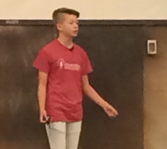 WOW! So impressed by Tor Broughton’s keynote #innovateed18 “You don’t need to fit in.  Just be yourself.  Find your support team!” 13 years old! WOW