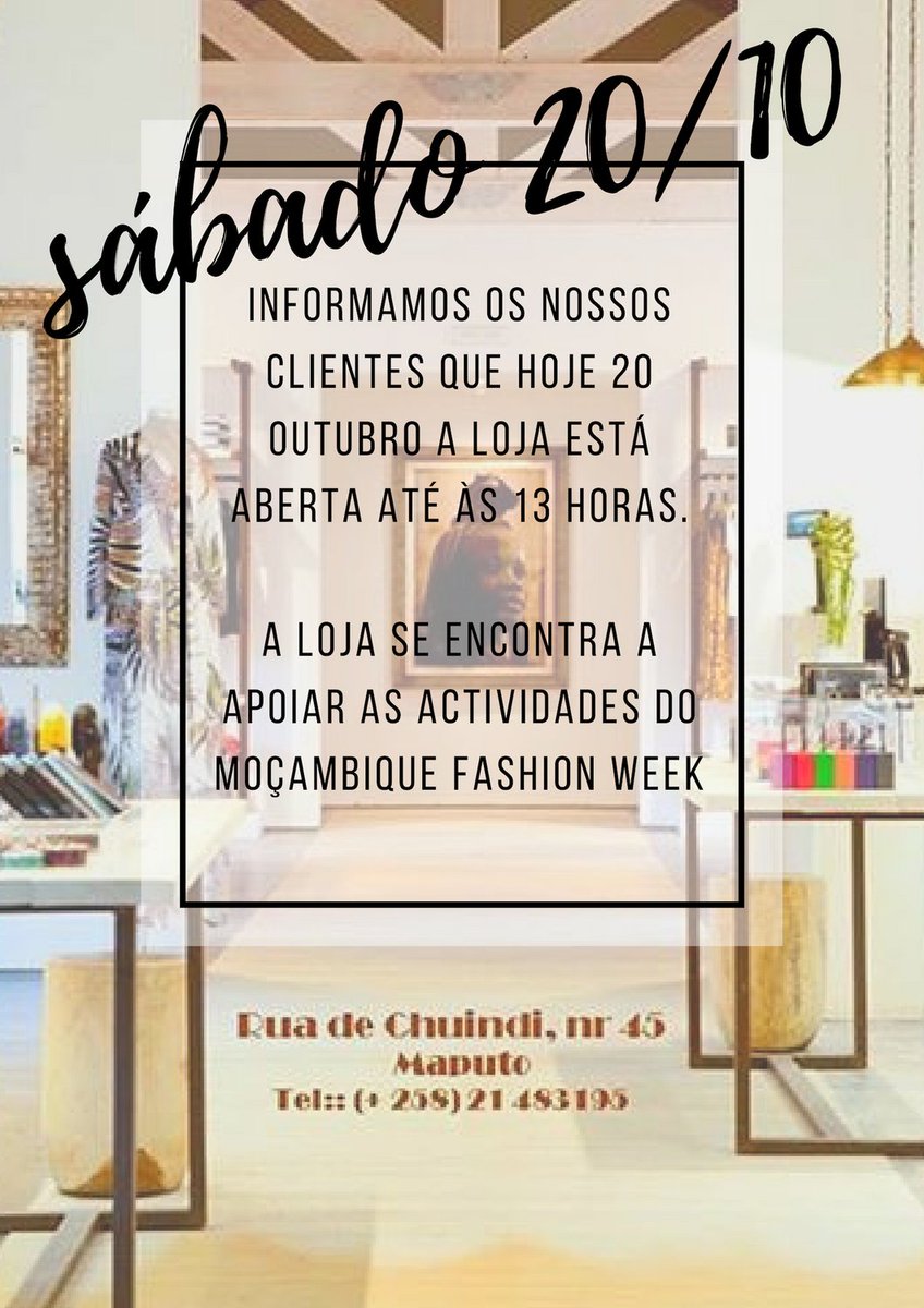 chviola's tweet image. HOJE, SABADO 20/10, A LOJA APOIA AS ACTIVIDADES DO MFW2018