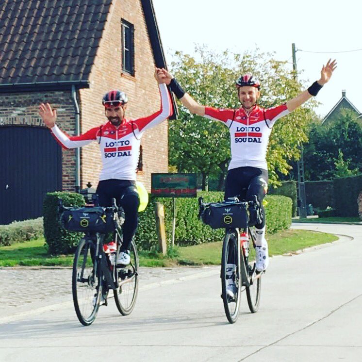 Our trip is finished. A journey from Como to Semmerzake with lots of fun, and memories that will last for a lifetime. Happy to do it with <a href="/DeGendtThomas/">Thomas De Gendt</a>! #TheFinalBreakaway