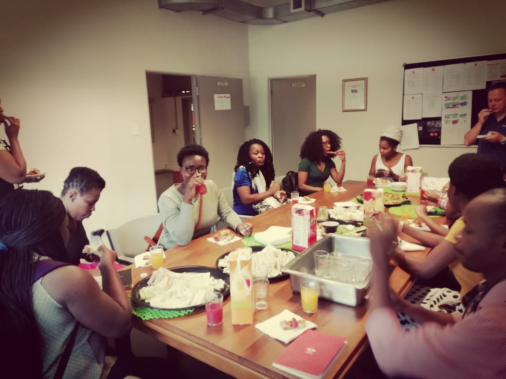 NjobehPatrick's tweet photo. The @NRF_News #LEAPAGRIC sponsored #Mycotoxin analysis workshop at @go2uj via the #MycoSafeSouth project was concluded with consumption of #mycotoxin free foods and drinks. Much appreciation to d funding bodies, #Shimatzu, Prof Okoth, Dr Gnonfolin Benoit, Valerie Muckoya 4 all. https://t.co/7kX6drGWin