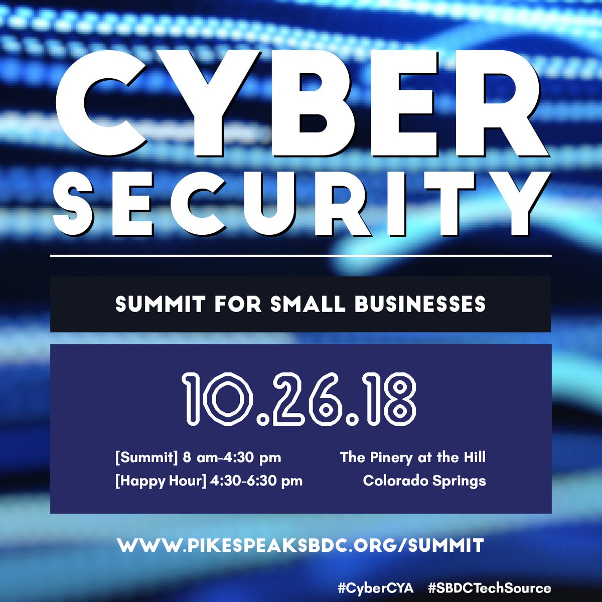 cosbdcpikespeak's tweet photo. Getting ready for the Cyber Summit next week! Picking out new swag. Register with free admission using code SBDC18! https://t.co/yAcbz6V9ew #SBDCTechSource #CyberCYA https://t.co/GTvrHWRN8K