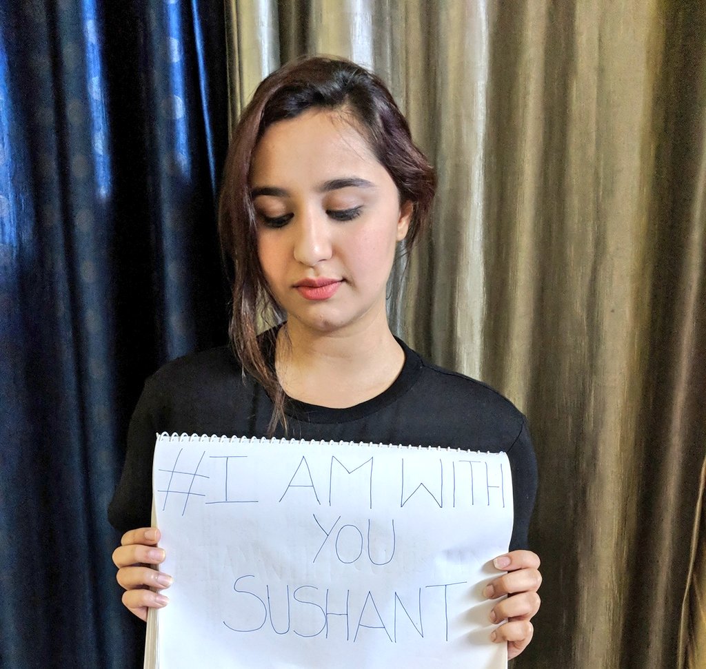 With the #MeToo movement doing the rounds ,lot of people are being wrongly accused and here I am reaching out in support for my friend who I know for a fact is a very fine human and kind hearted and is being wrongly framed for what he hasn't done .
#iamwithyousushant 
Pls share.