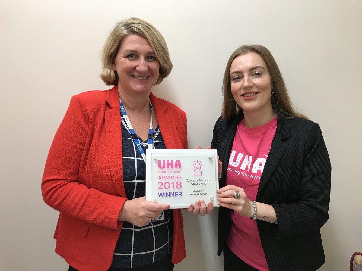 TheCountessNHS's tweet photo. It was a pleasure to welcome Tracy and Laura from @UnsungHeroAward today, highlighting the great work done by non-clinical #NHS staff. They met our own 2018 winner @helennowa and took a tour of our award-winning Catering Dept #UHAwards19 #TeamCountess https://t.co/Fgt3TQeglv