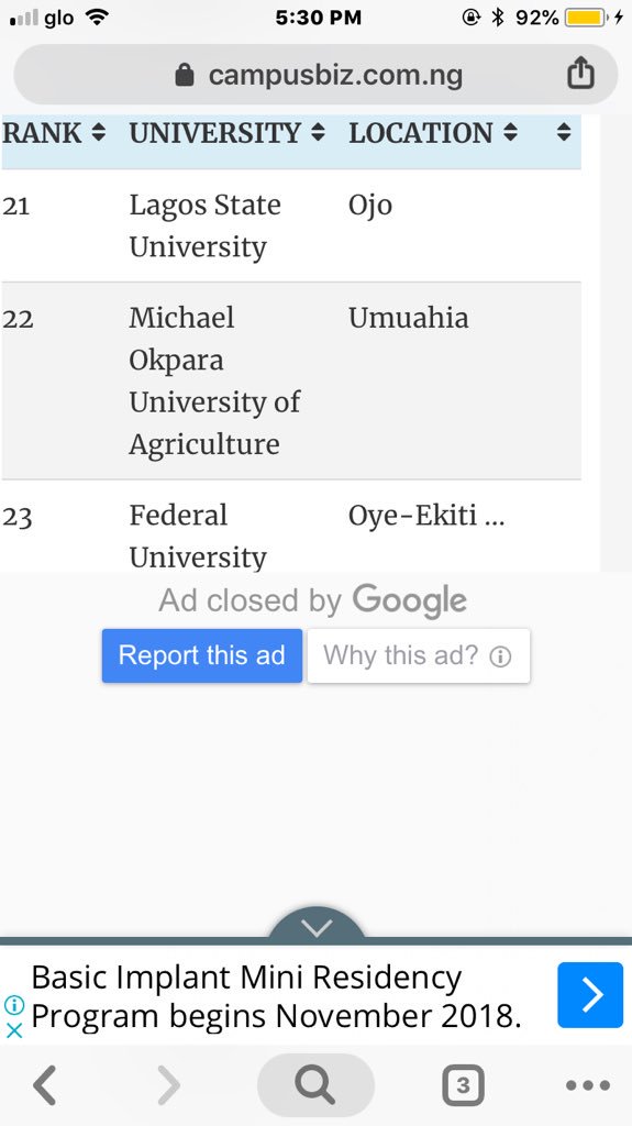 FourthFale's tweet photo. Before we proceed, let us all know levels to this schools.
Lasu just canโt be OOU mate, even rank agrees to it.
#OOUvsLASU
#TeamLasu https://t.co/PSxt7NYDLa