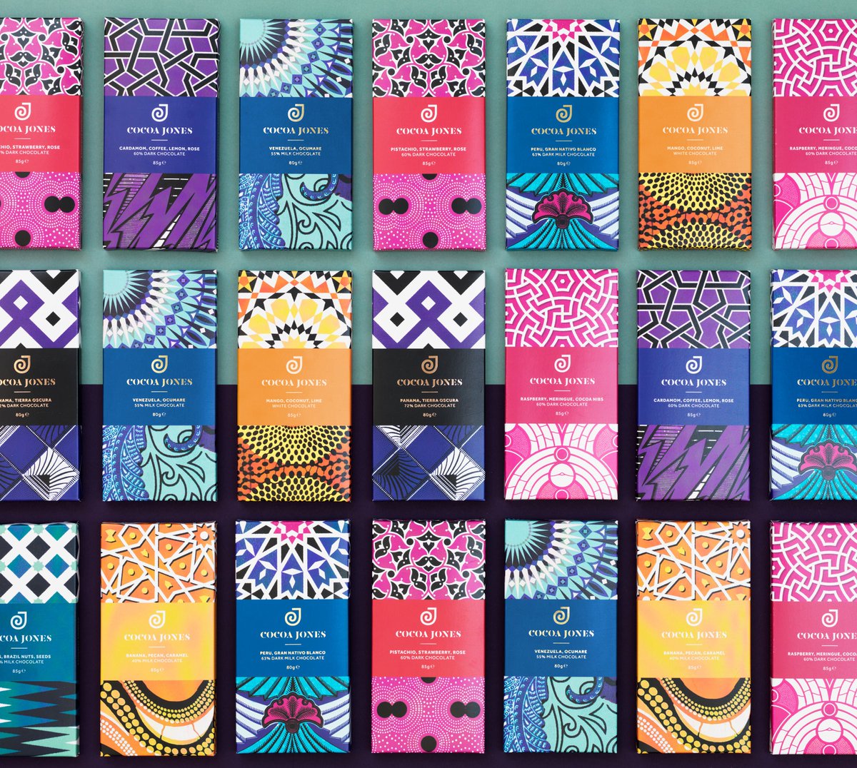 SuppleStudio's tweet photo. Our latest branded packaging project for Cocoa Jones is up on @TheDieline https://t.co/vgFr047XnF https://t.co/iWWANuPQCY