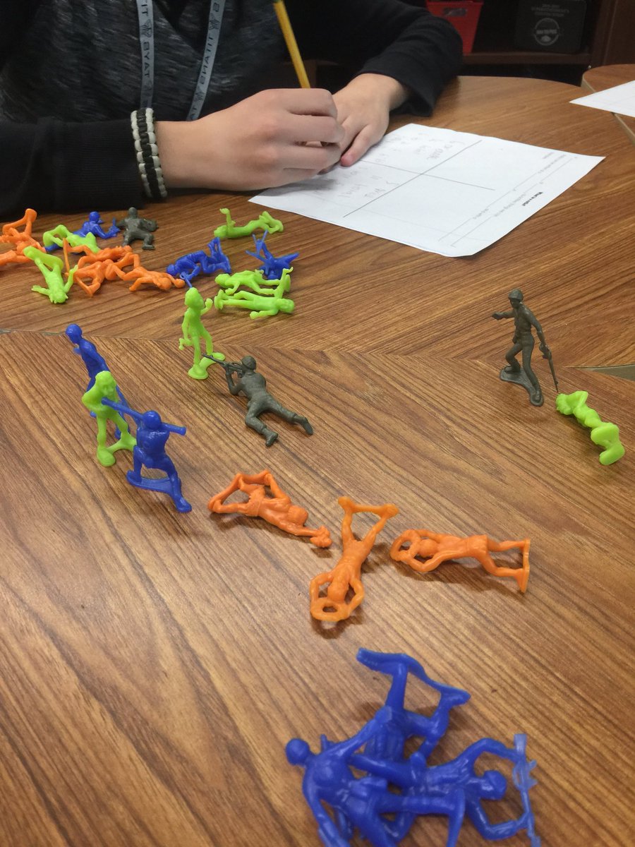 ashwilliams314's tweet image. Math can be fun! Army men ratios! #katymodelsmath @TaysJrHigh #taysmath
