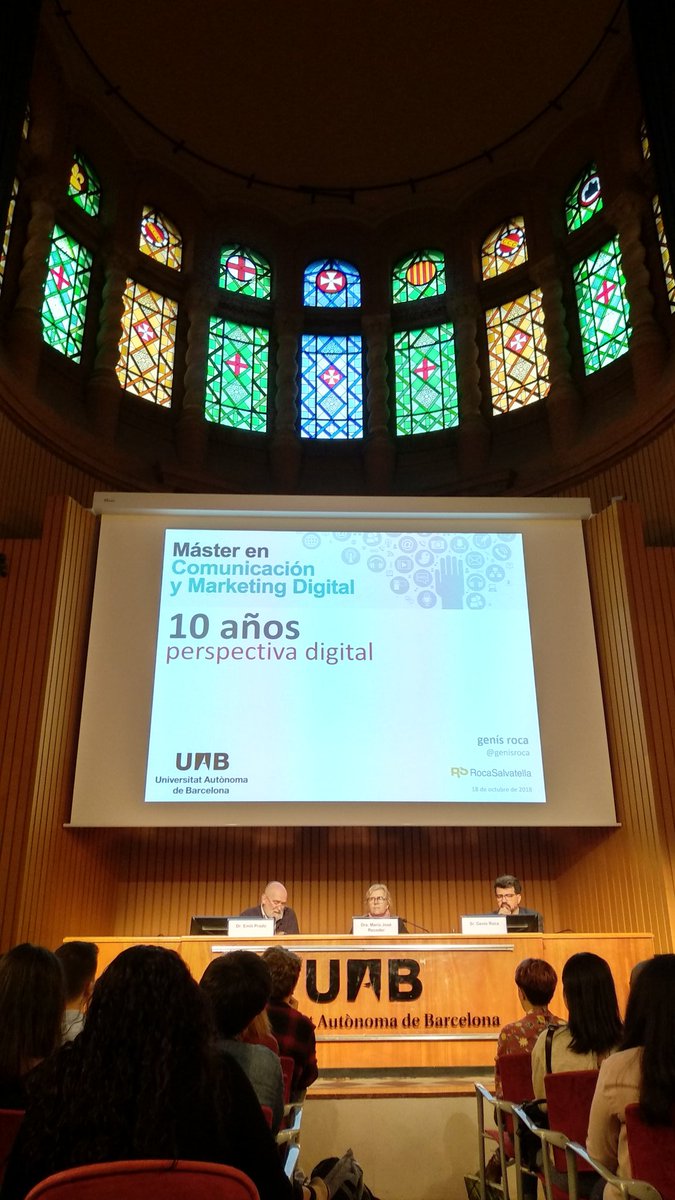daniel_julia's tweet photo. Inauguració del màster en comunicació i marketing digital de la @UABBarcelona que obrirà amb un speech de @genisroca https://t.co/InSXDY7vEQ