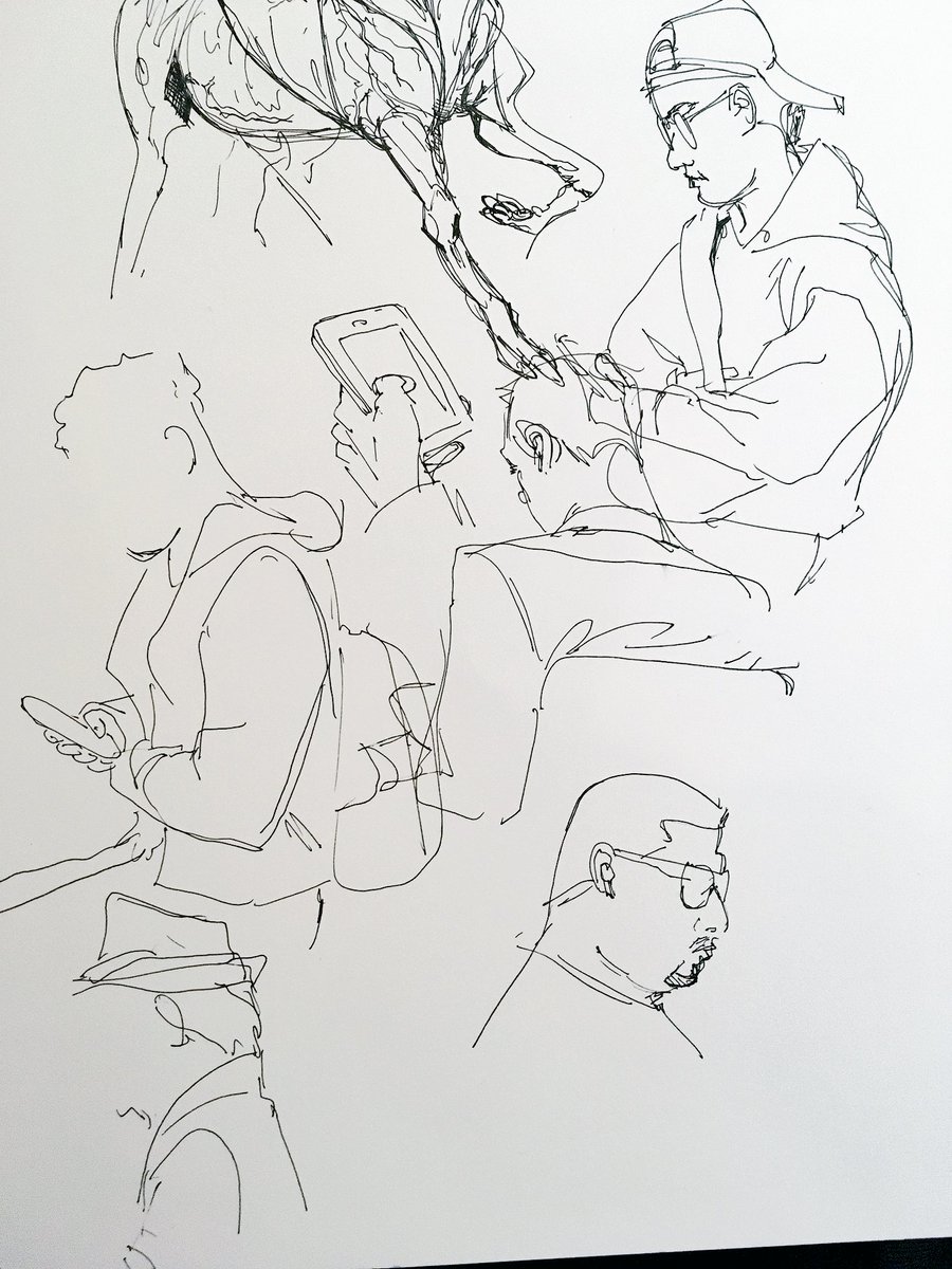 Today's sketches. 