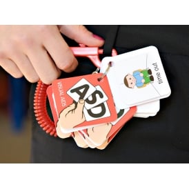 SenseToys's tweet image. The ASD key chain is so handy for children on the #AutisticSpectrum who struggle with communication, and has symbols like: Stop, Toilet, Help, Wait, No hitting and Danger. Essential for a day out: bit.ly/asd-key-chain #AutismResources #ASDVisualAids