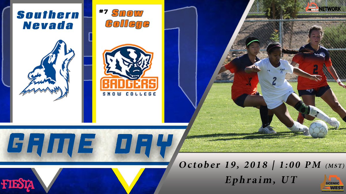 CSN_Wsoc's tweet photo. ⚽️GAMEDAY⚽️
🆚#7 Snow College Badgers
⏰1:00 PM (MST)
📍Ephraim, UT
📺Scenic West Network - https://t.co/obmKO1rnLp
#BadgerHunting #FearThePack🐺 #PackMentality
@ScenicWestConf @NJCAASoccer15 @SnowAthletics https://t.co/6QGZhcILC4