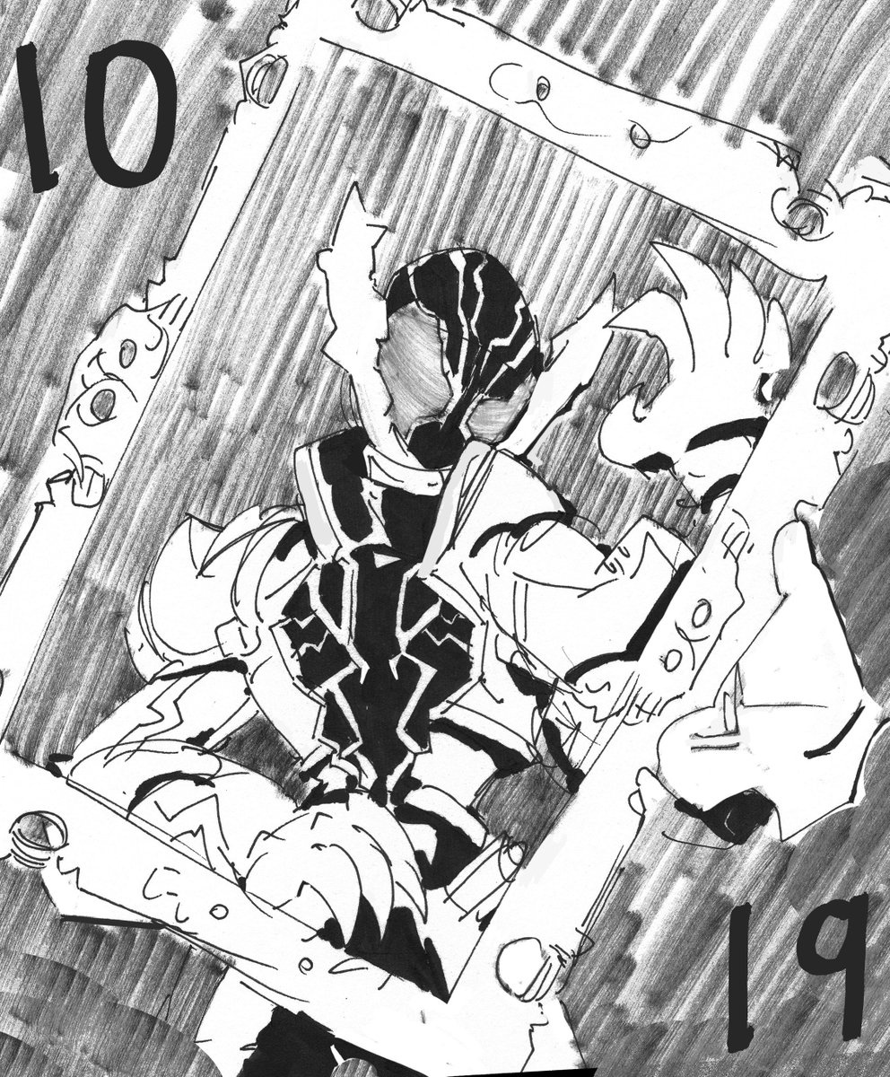 #inktober 19: Kamen Rider Rogue 