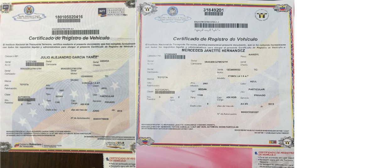 enlaccicpc_intt's tweet image. OFICINA  ENLACE #CICPC INTT,  luego de unas arduas pesquisas lograron el decomiso del siguiente vehículo el cual posee sus seriales Alterados, DUPLICANDO con un vehículo de iguales características (MOROCHO) @DouglasRicoVzla @anixosalaverria @PRENSACICPC @dnrhvehiculo