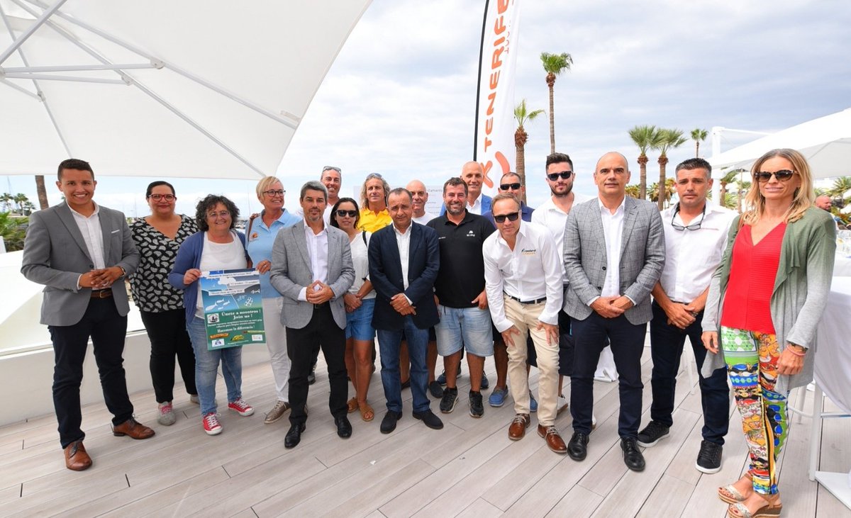 CabildoTenerife's tweet photo. Presentamos la nueva 'Carta por la Sostenibilidad para el Avistamiento de Cetáceos'. ¿Su objetivo? Impulsar la voluntad del sector por mantener su profesión y potenciar la Isla como un espacio turístico sostenible. Te explicamos los compromisos que recoge: https://t.co/4gUzwi3jgD https://t.co/q8uGgVHtJ2