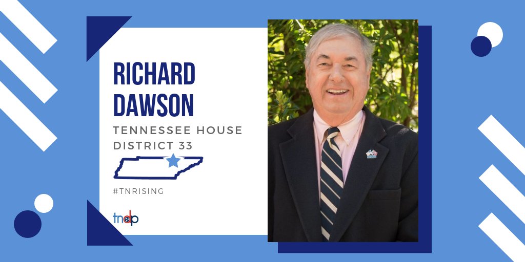 tndp's tweet photo. #TNRising candidate spotlight: Richard Dawson for TN House District 33

Read @dawson4tn33's full candidate spotlight here: https://t.co/Z06vF8sCwh https://t.co/mqCfkVKBJI