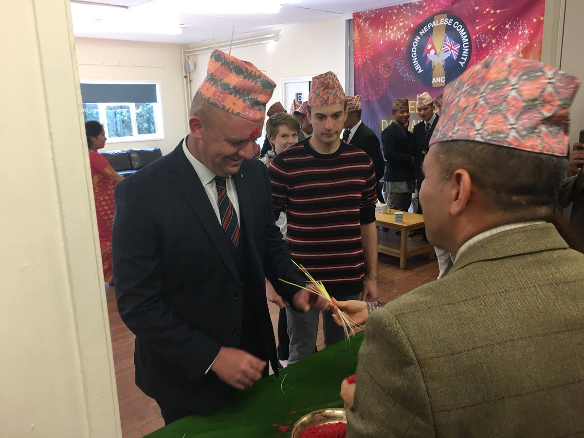 4RegimentRLC's tweet photo. Happy Bijaya Dashami! It was pleasure to see #Dashian, the longest and most auspicious festival in the Nepalese calendar, celebrated @4RegimentRLC as 60 CS Sqn continues to welcome its inflow of @Gurkha_Brigade  soldiers. @RHQ_The_RLC @101_Log_Bde @3rdUKDivision @QComd https://t.co/g10APVz0Gx
