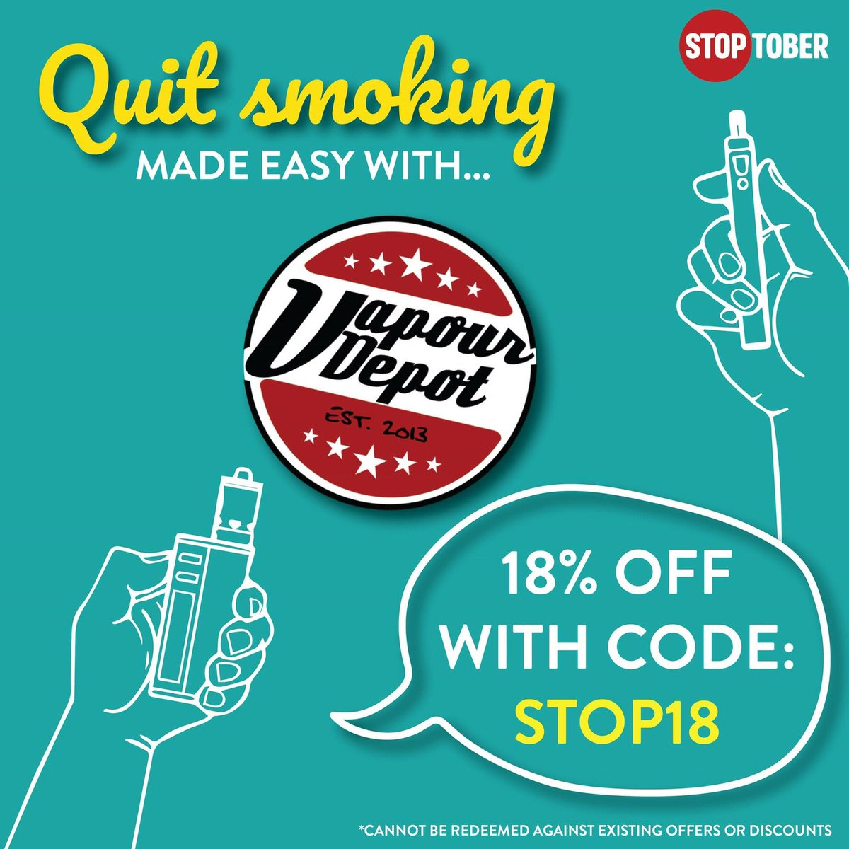LuchaJuice's tweet photo. Want 18% OFF Lucha Juice this #Stoptober? 🔥

https://t.co/XrCcfJsDuA

Throughout October you can bag yourself a massive 18% discount on Lucha Juice using the promo code: STOP18 https://t.co/nfFHt6Il62